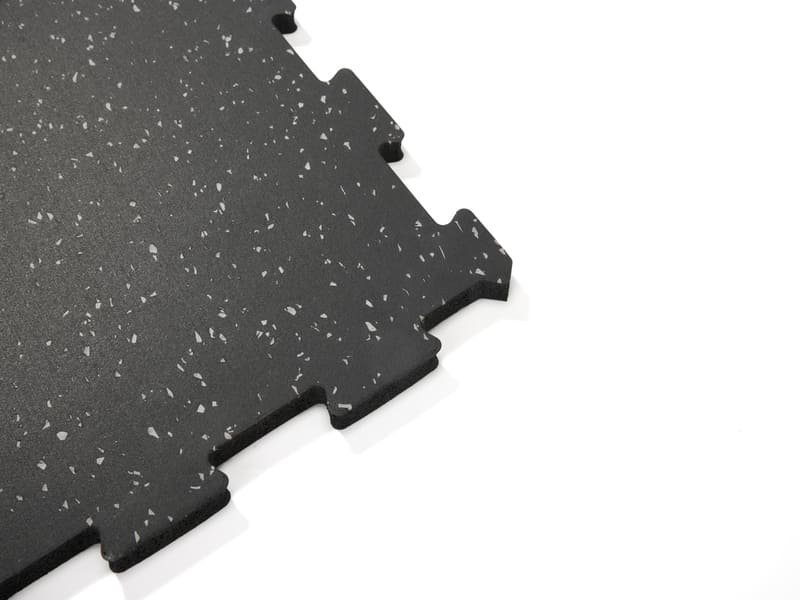 Close up photo of rubber floor delamination and cracking